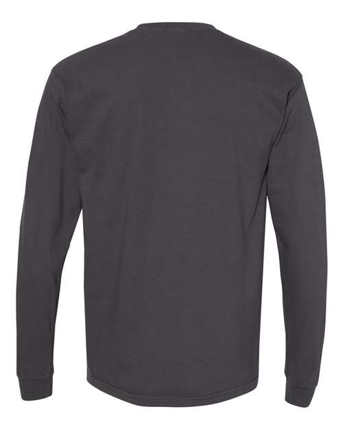 Garment-Dyed Heavyweight Long Sleeve Pocket T-Shirt - 4410