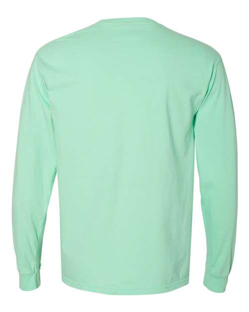 Garment-Dyed Heavyweight Long Sleeve Pocket T-Shirt - 4410