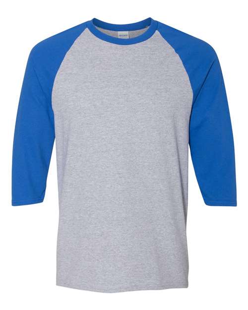 Heavy Cotton™ Raglan Three-Quarter Sleeve T-shirt - 5700