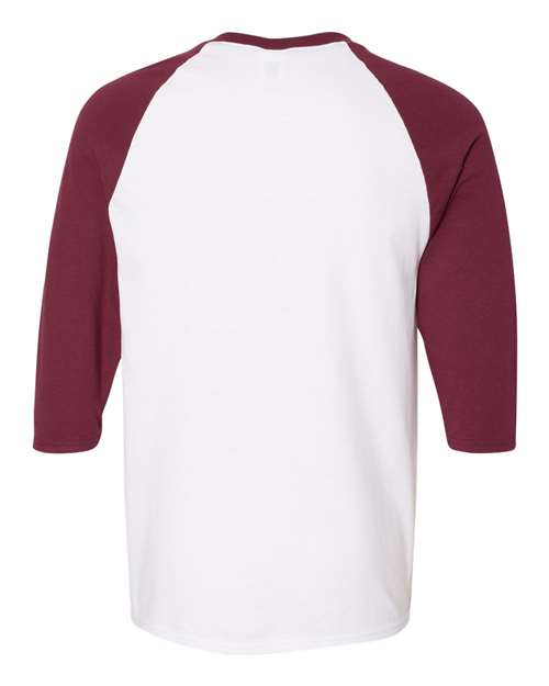 Heavy Cotton™ Raglan Three-Quarter Sleeve T-shirt - 5700