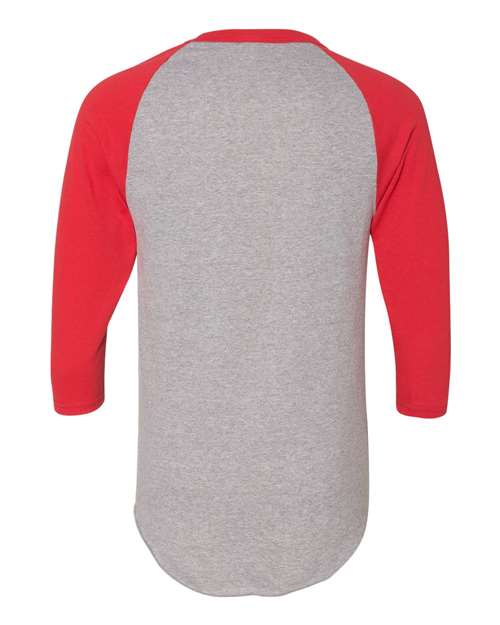 Three-Quarter Raglan Sleeve Baseball Jersey - 4420