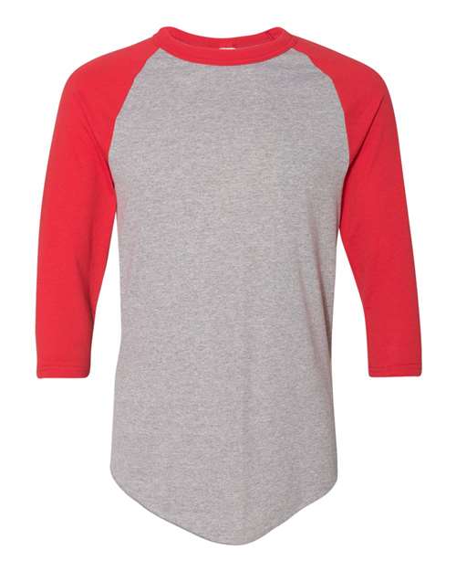 Three-Quarter Raglan Sleeve Baseball Jersey - 4420