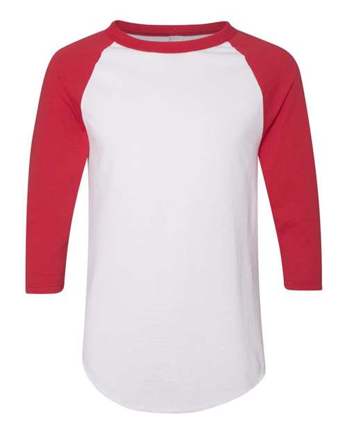 Three-Quarter Raglan Sleeve Baseball Jersey - 4420