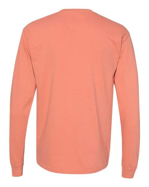 Garment-Dyed Heavyweight Long Sleeve T-Shirt - 6014