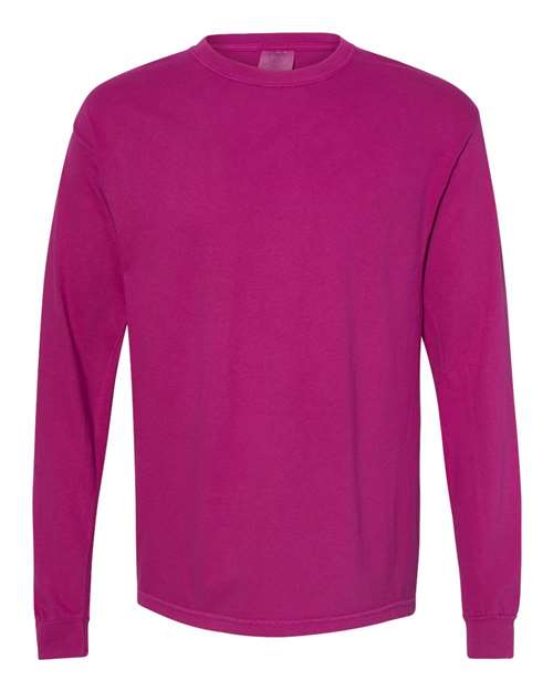 Garment-Dyed Heavyweight Long Sleeve T-Shirt - 6014