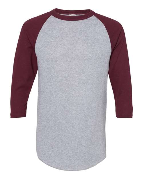 Three-Quarter Raglan Sleeve Baseball Jersey - 4420
