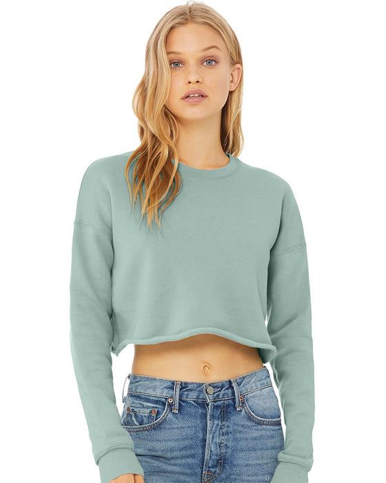 Women's Cropped Crew Fleece - 7503