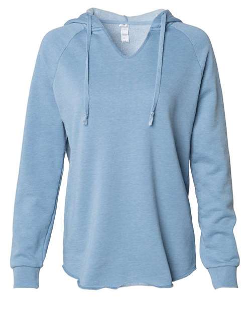 Women’s Lightweight California Wave Wash Hooded Sweatshirt - PRM2500