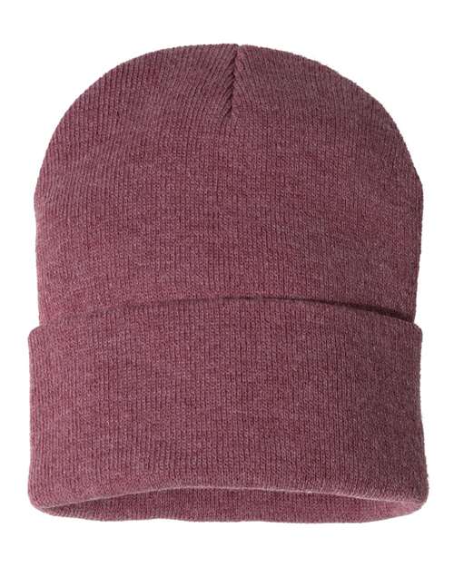 Solid 12" Cuffed Beanie - SP12