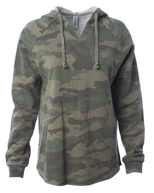 Women’s Lightweight California Wave Wash Hooded Sweatshirt - PRM2500