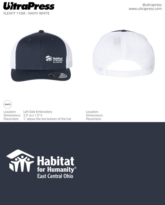 UP-EMB-63613 HECO Logo Hats-Standard Left 200 Min Qty (Bulk)