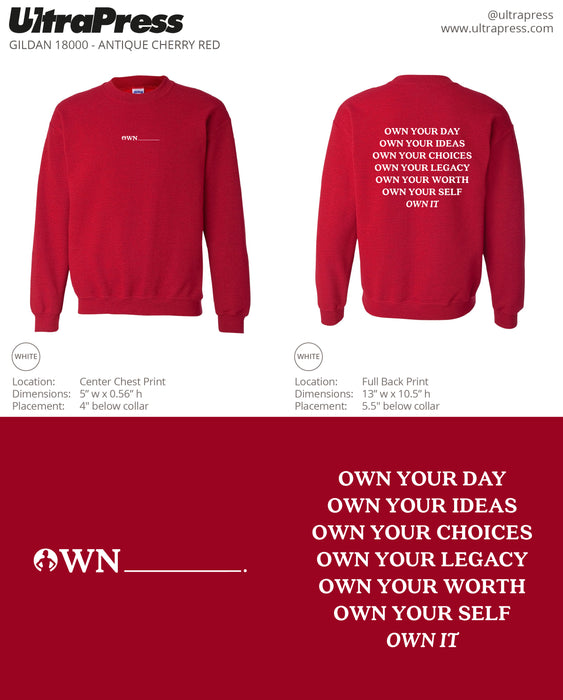 OWNIT USC Crewneck Sweatshirts 2021 (24 pcs order link)