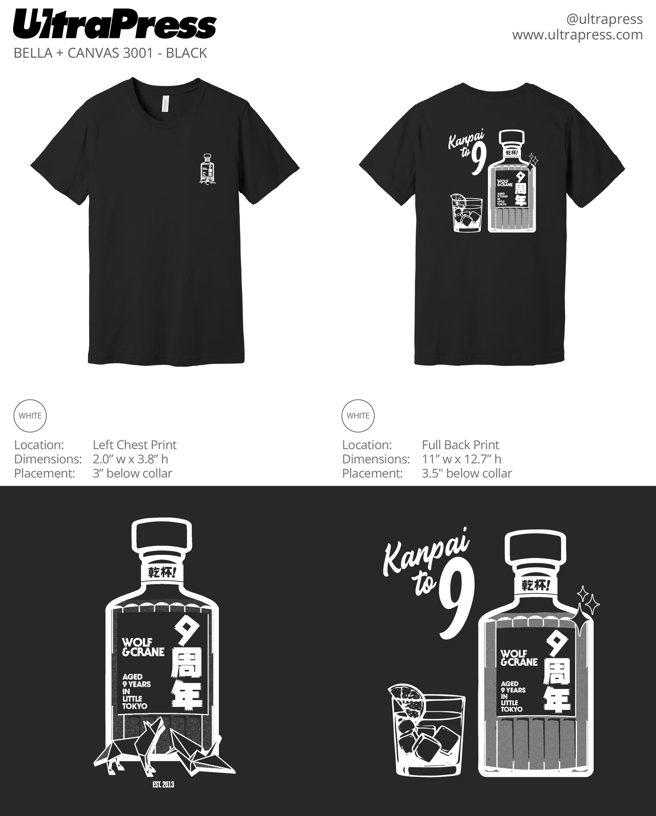 UPSP62861 Wolf and Crane 9th Anniversary V2 72 Min Qty (Bulk