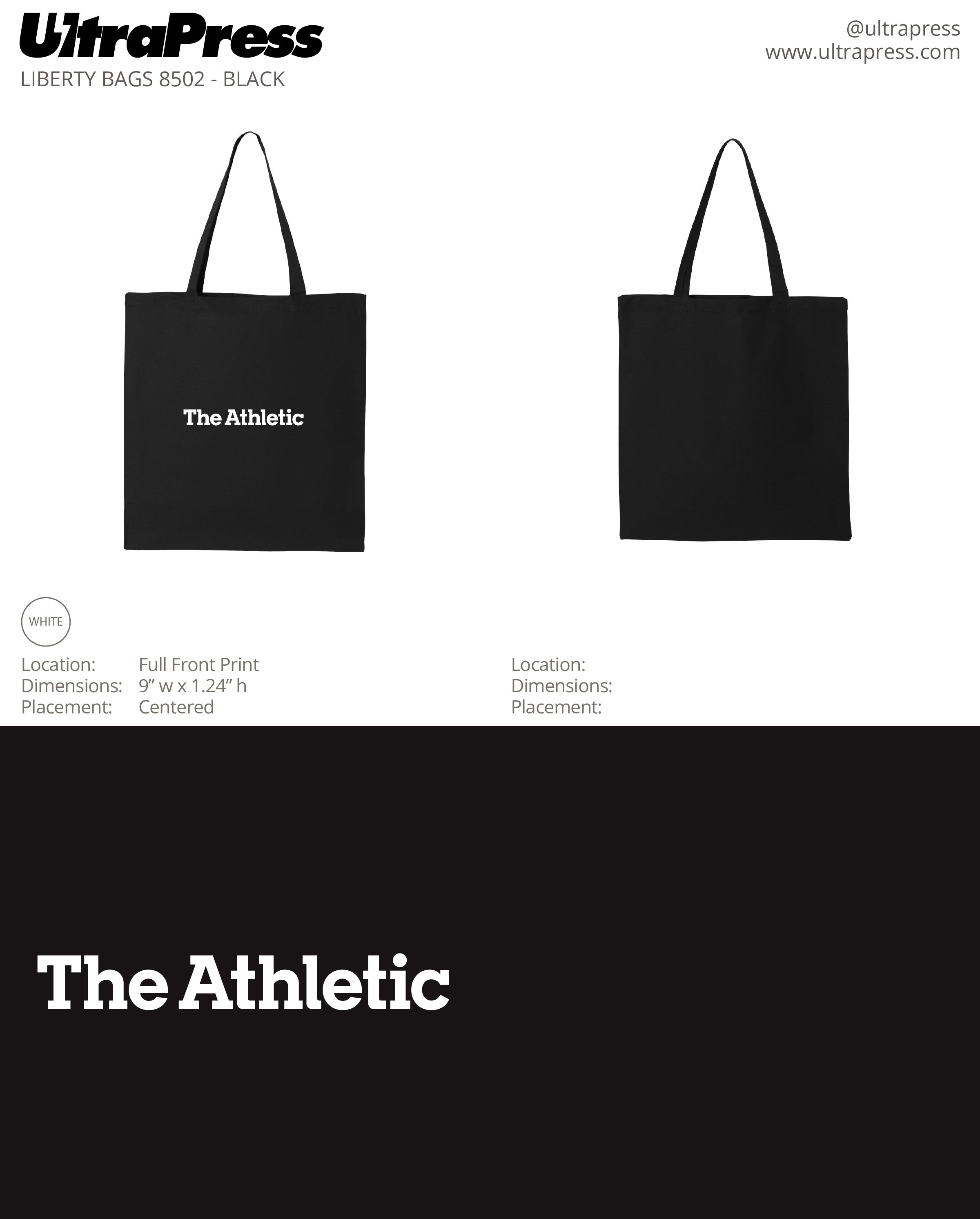 UP-SP-63350 The Athletic Tote Bags Jan 2023 35 Min Qty (Bulk)