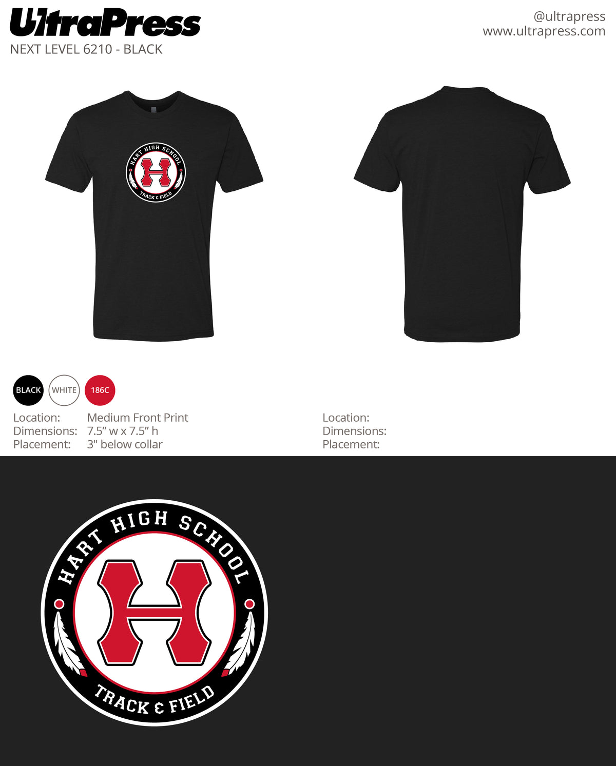 UPSP63554 HHS Track & Field 2023 150 Min Qty (Bulk) — UltraPress