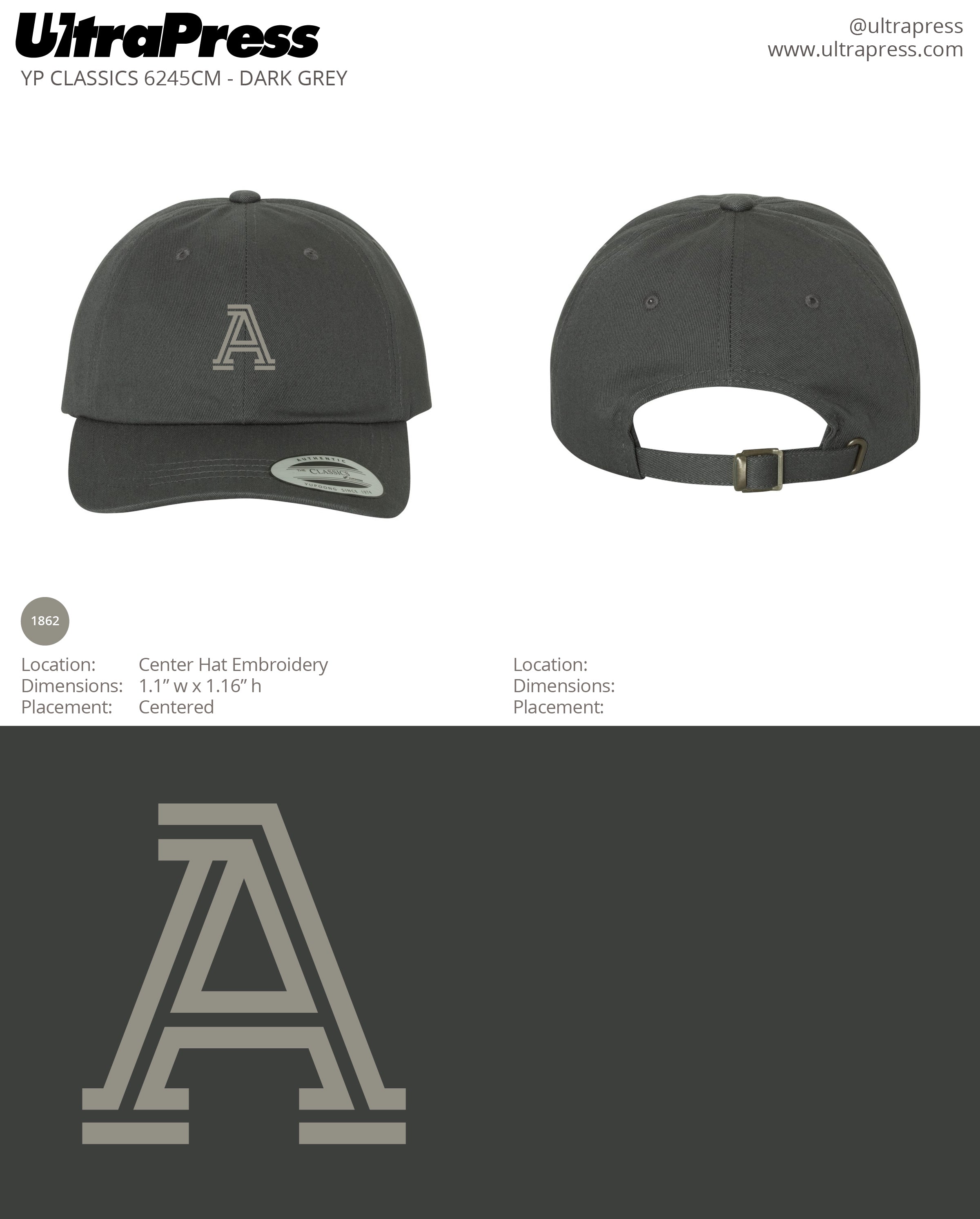 UP-TA-60703 The Athletic Hat 2022 48 Min Qty (Bulk)